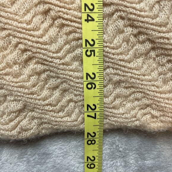 Sundance Scrunch Verve Sweater Womens S Tan Slouch Wool Blend Mock Neck Boho - Picture 7 of 7